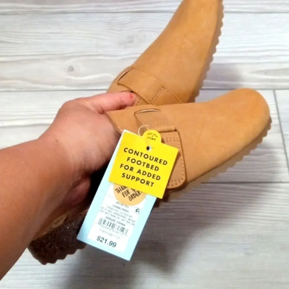 (17-4139) Girls' Cat & Jack Shoes Perry Slip-On Clogs Sz 1